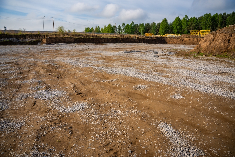 clearing and site prep for excavation in southest louisiana - cypress line