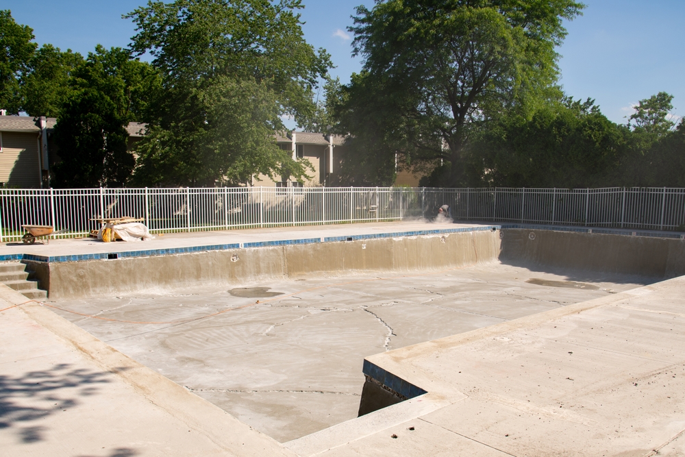 pool demolition in louisiana - cypress line