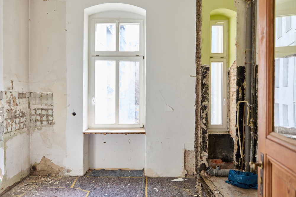 interior demolition for renovation in northshore louisiana - cypress line